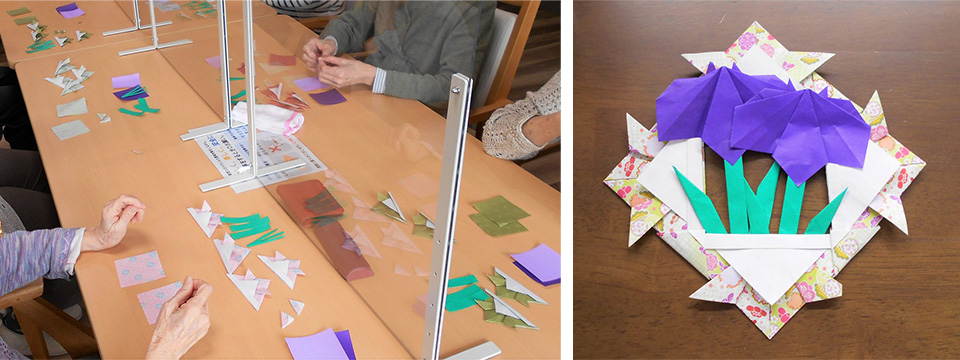 【ココファン柏明原弐番館】折り紙教室開催しました！