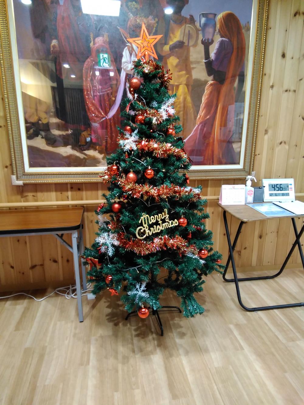 【中浦和】今年もクリスマスツリーを飾りました！
