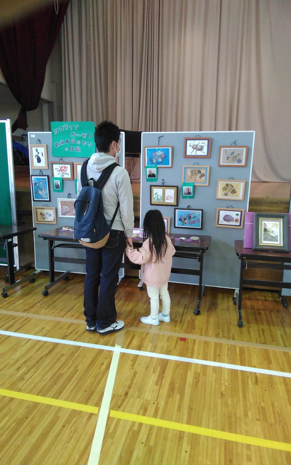【ガーデン新潟亀田】小学校文化祭に作品展示！！